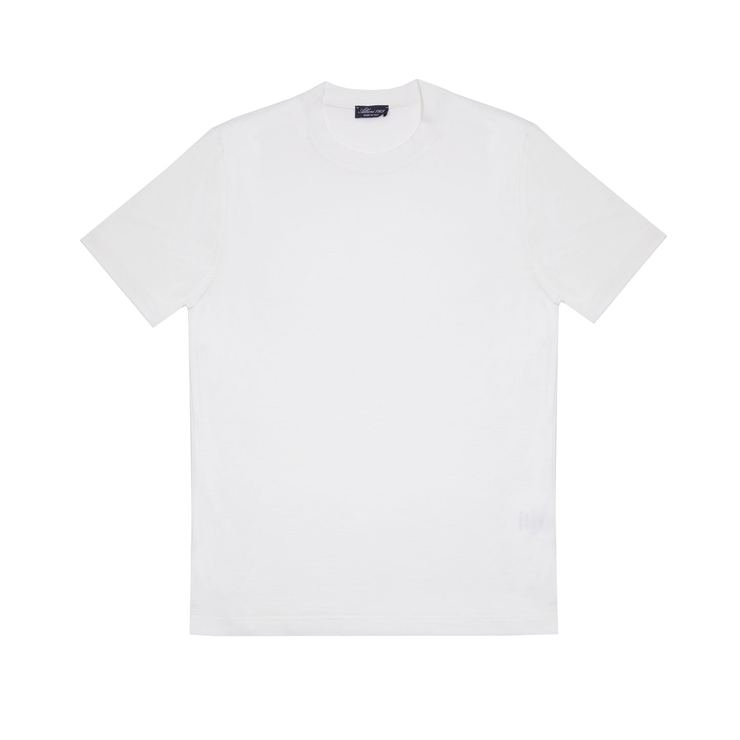 Albeni Classic Short Sleeve Merino T-Shirt in White