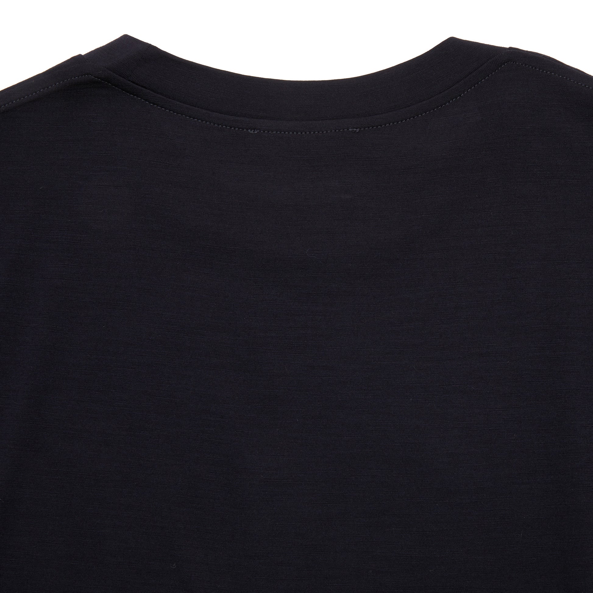 Albeni Short Sleeve Merino T-Shirt in Night Blue