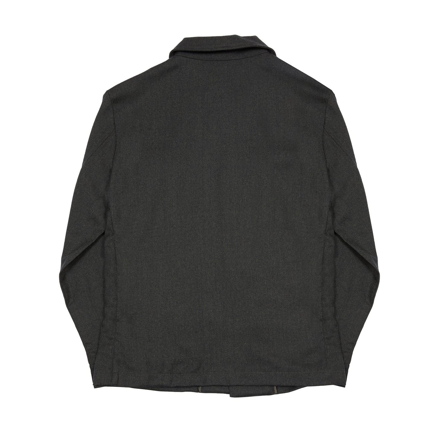 Albeni Merino Overshirt in Dark Green