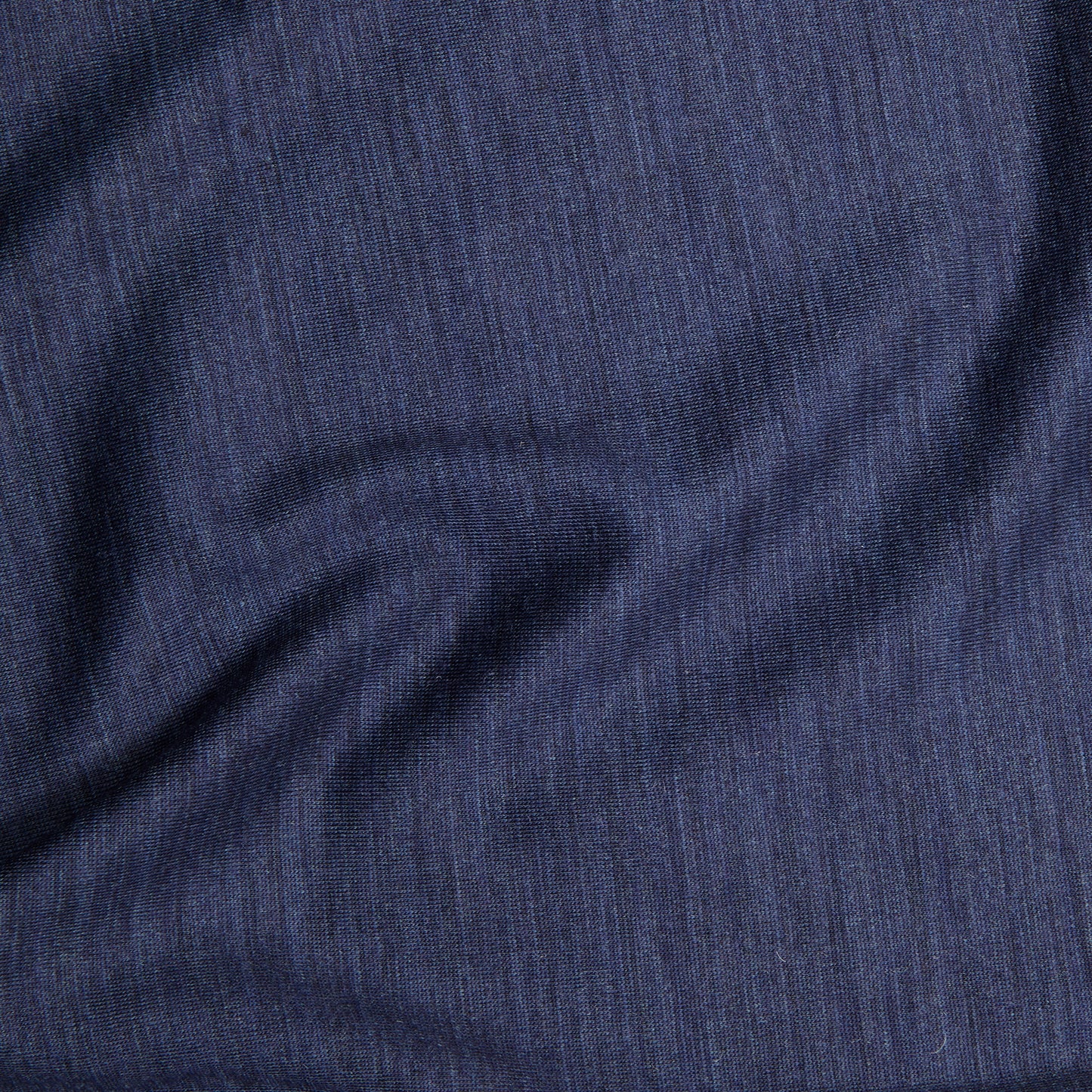 Albeni Merino Polo Sport Short Sleeve Shirt in Melange Blue