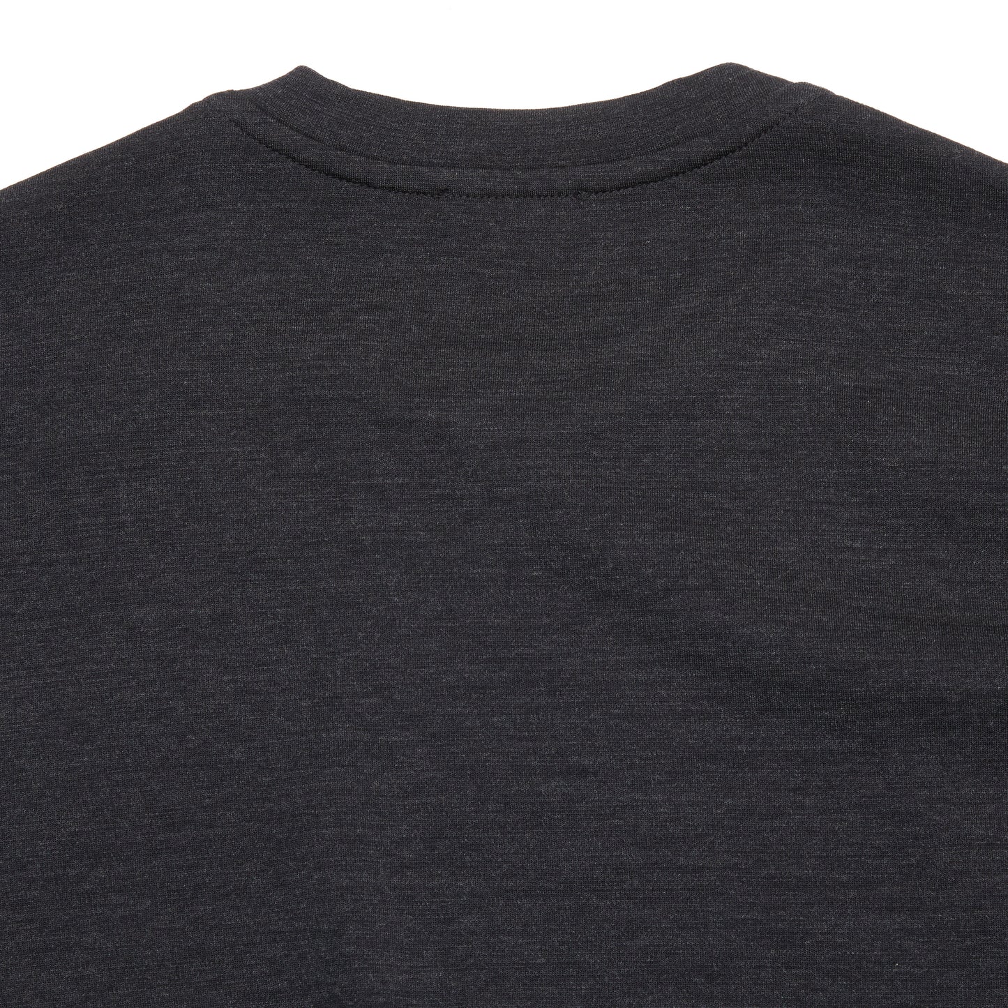 Albeni Merino Fleece Long Sleeve Crewneck in Charcoal Grey