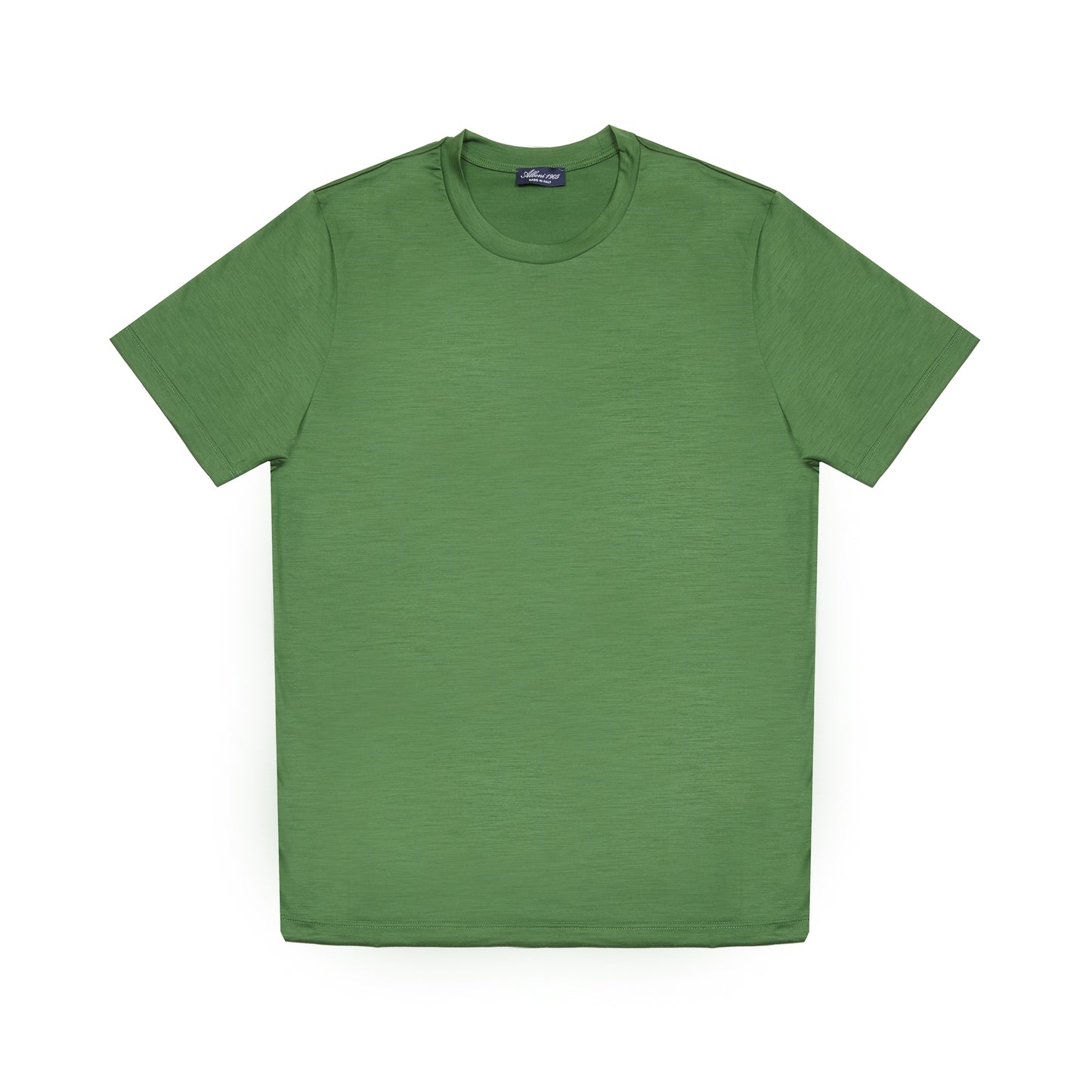 Albeni Classic Short Sleeve Merino T-Shirt in Olive Green