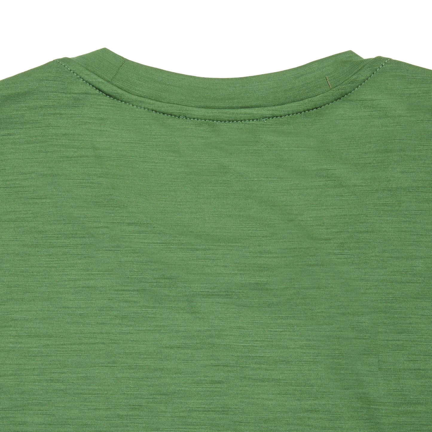 Albeni Classic Short Sleeve Merino T-Shirt in Olive Green