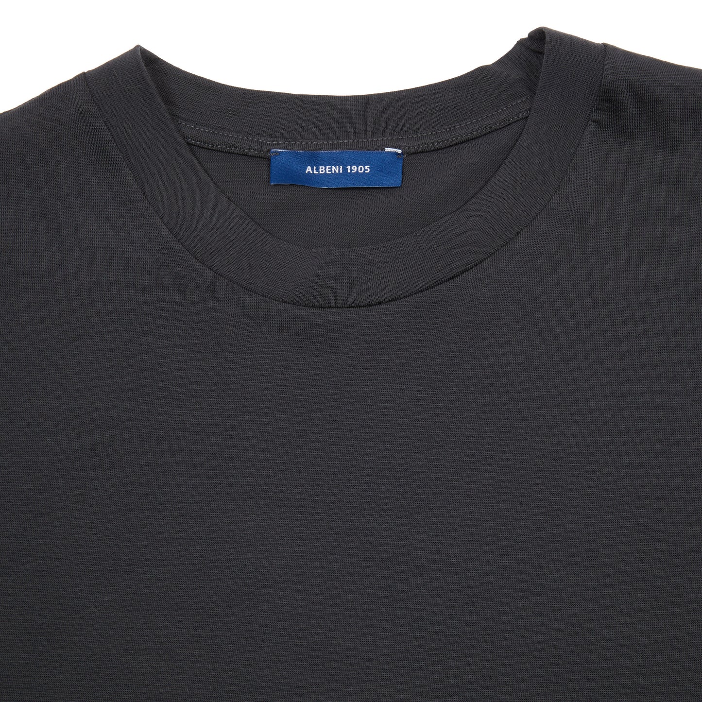 Albeni Short Sleeve Merino T-Shirt in Gun Metal