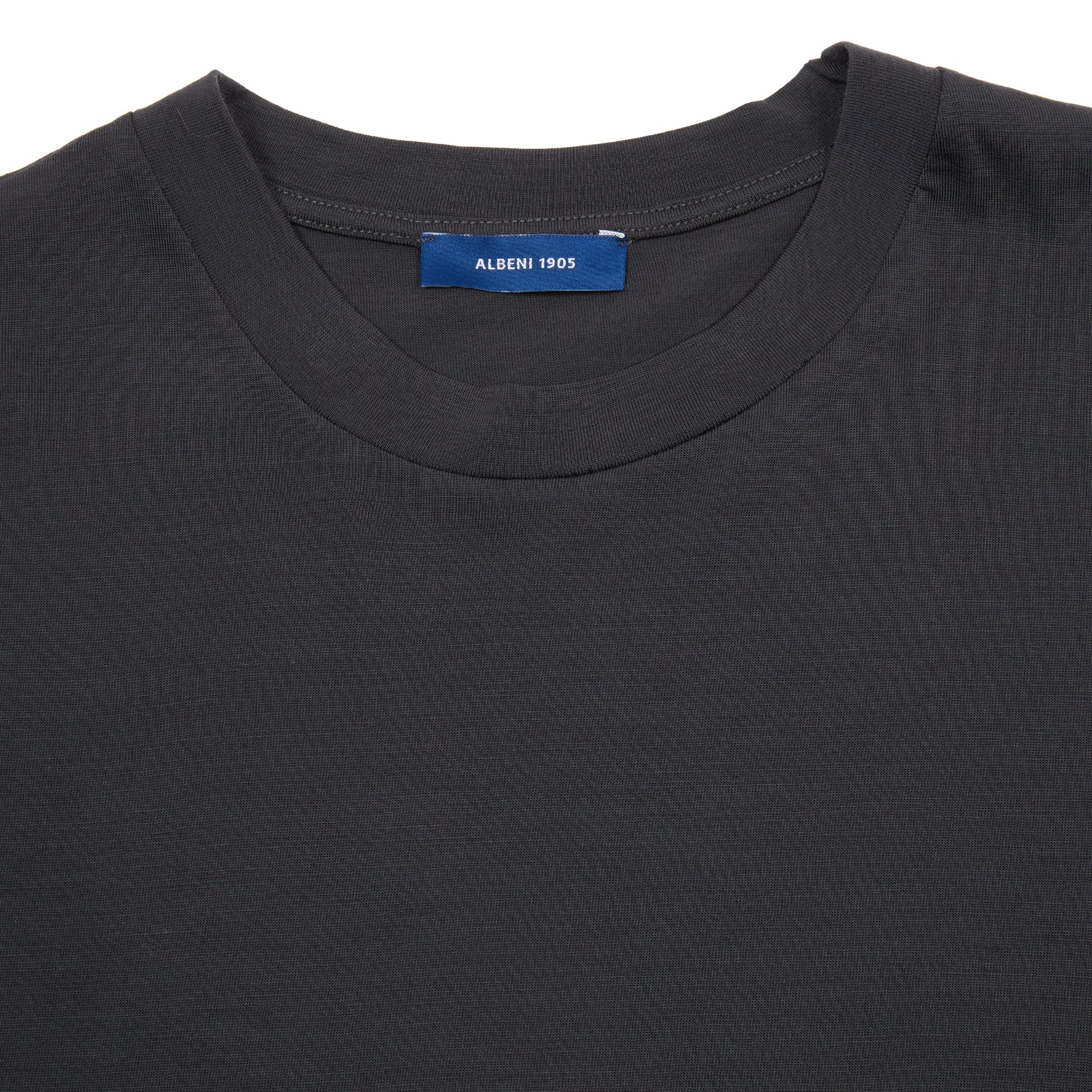 Albeni Short Sleeve Merino T-Shirt in Gun Metal