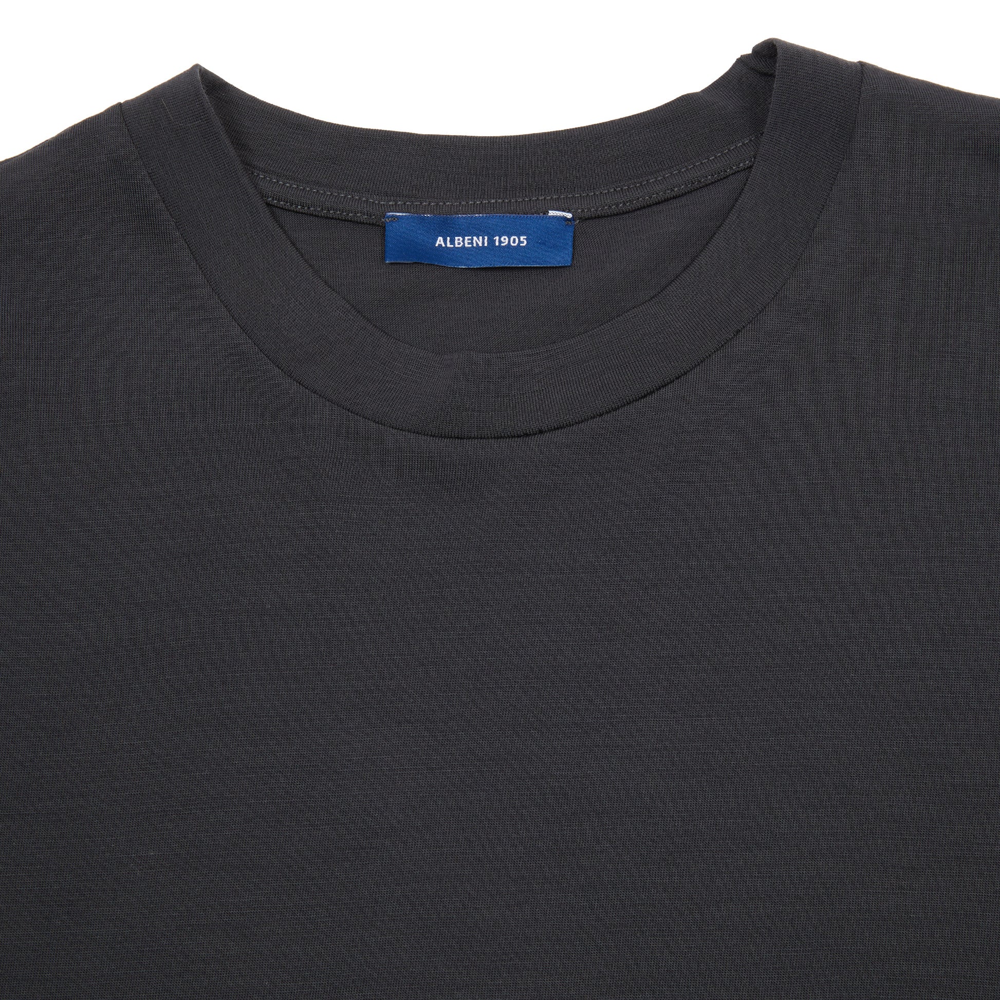 Albeni Short Sleeve Merino T-Shirt in Gun Metal