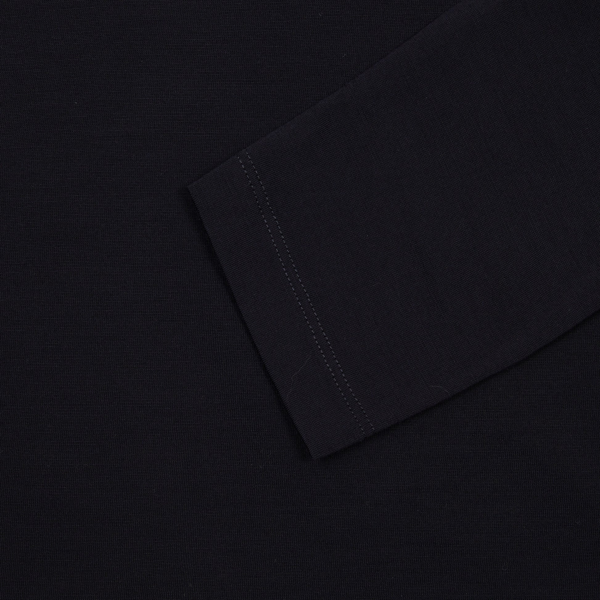 Albeni Long Sleeve Merino T-Shirt in Night Blue