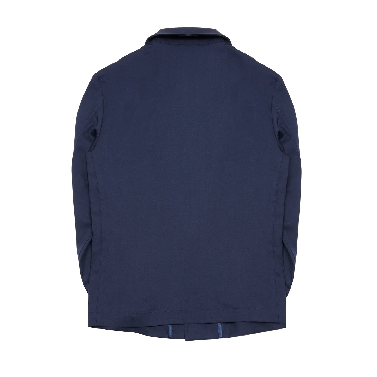 Albeni Merino Overshirt in Marine Blue