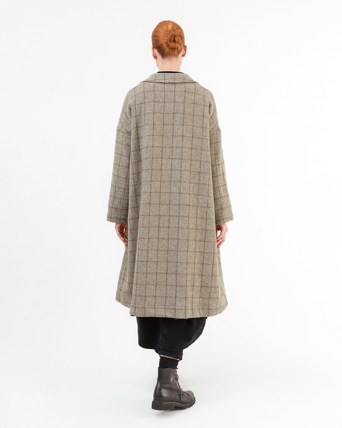 Album Di Famiglia Alpago Wool Coat in Stone