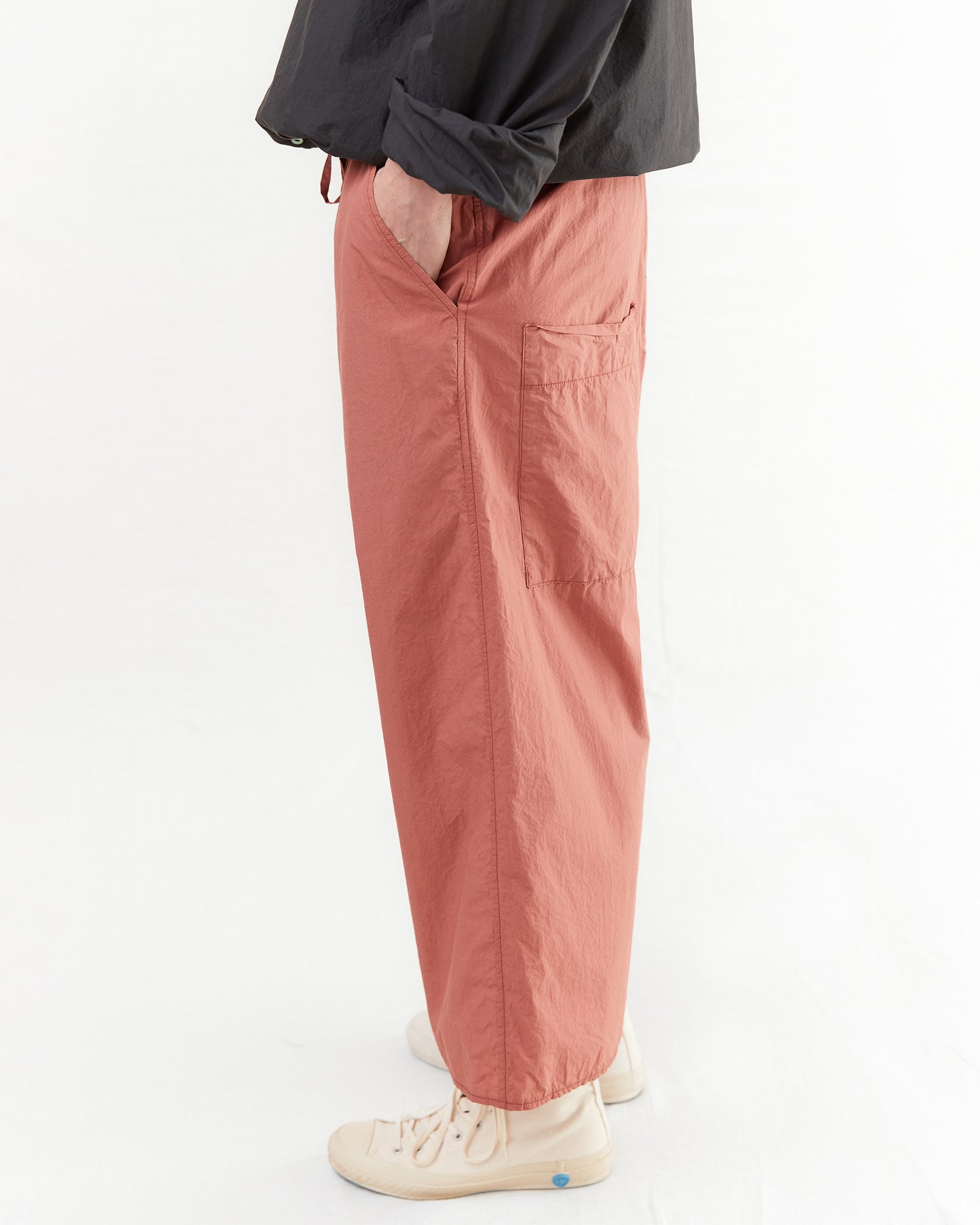 Album Di Famiglia Wide & Short Trousers TC in Coral