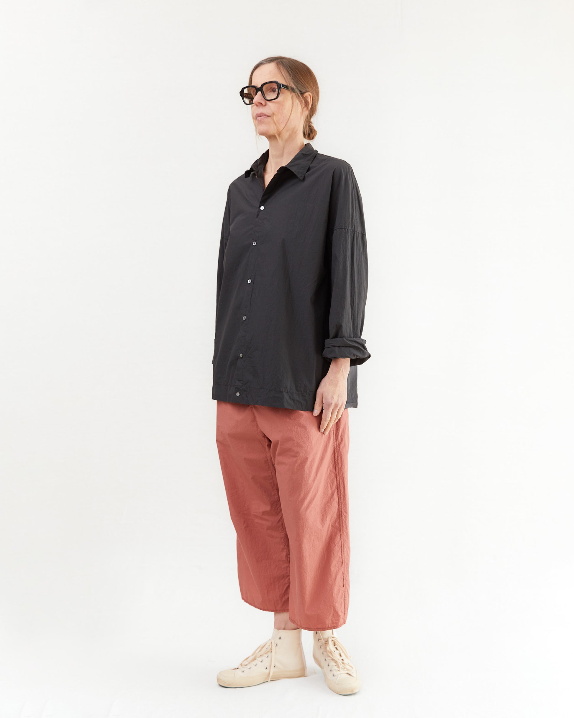 Album Di Famiglia Wide & Short Trousers TC in Coral