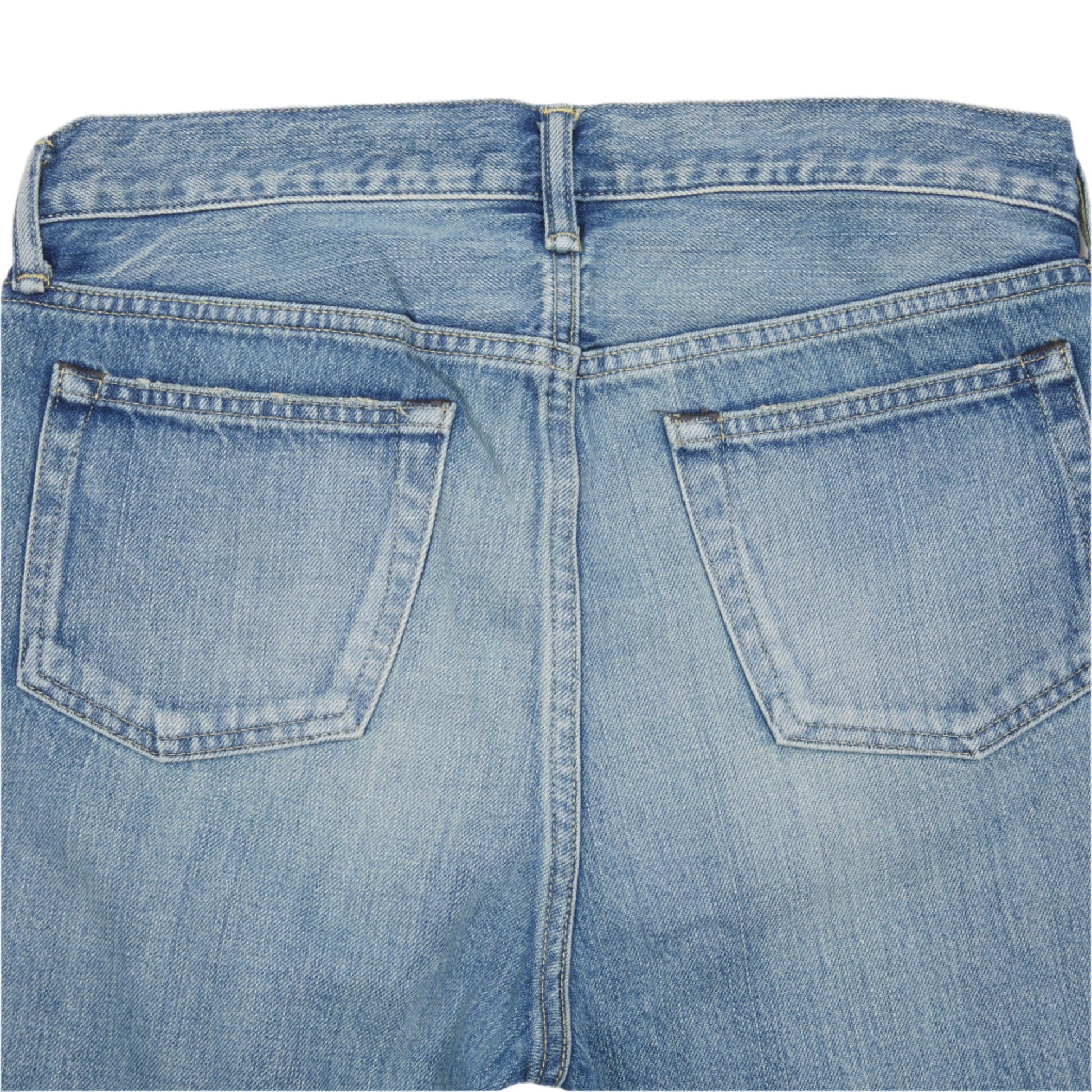 Antiquités Okayama Made Denim Pants in Vintage Wash 3