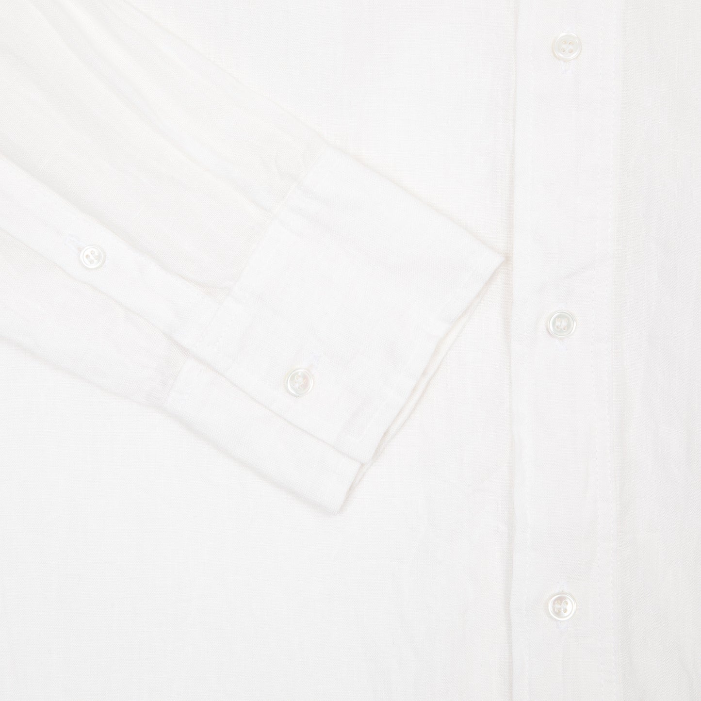Antiquités Linen Dungaree Shirt in White