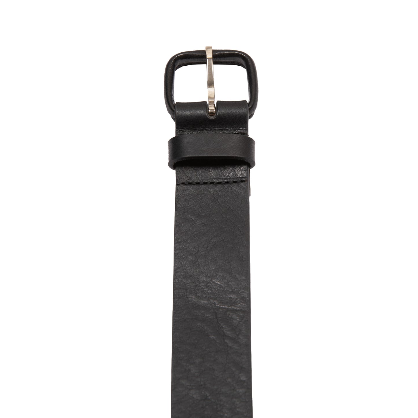 Arpenteur Logic Veg Tanned Leather Belt in Black