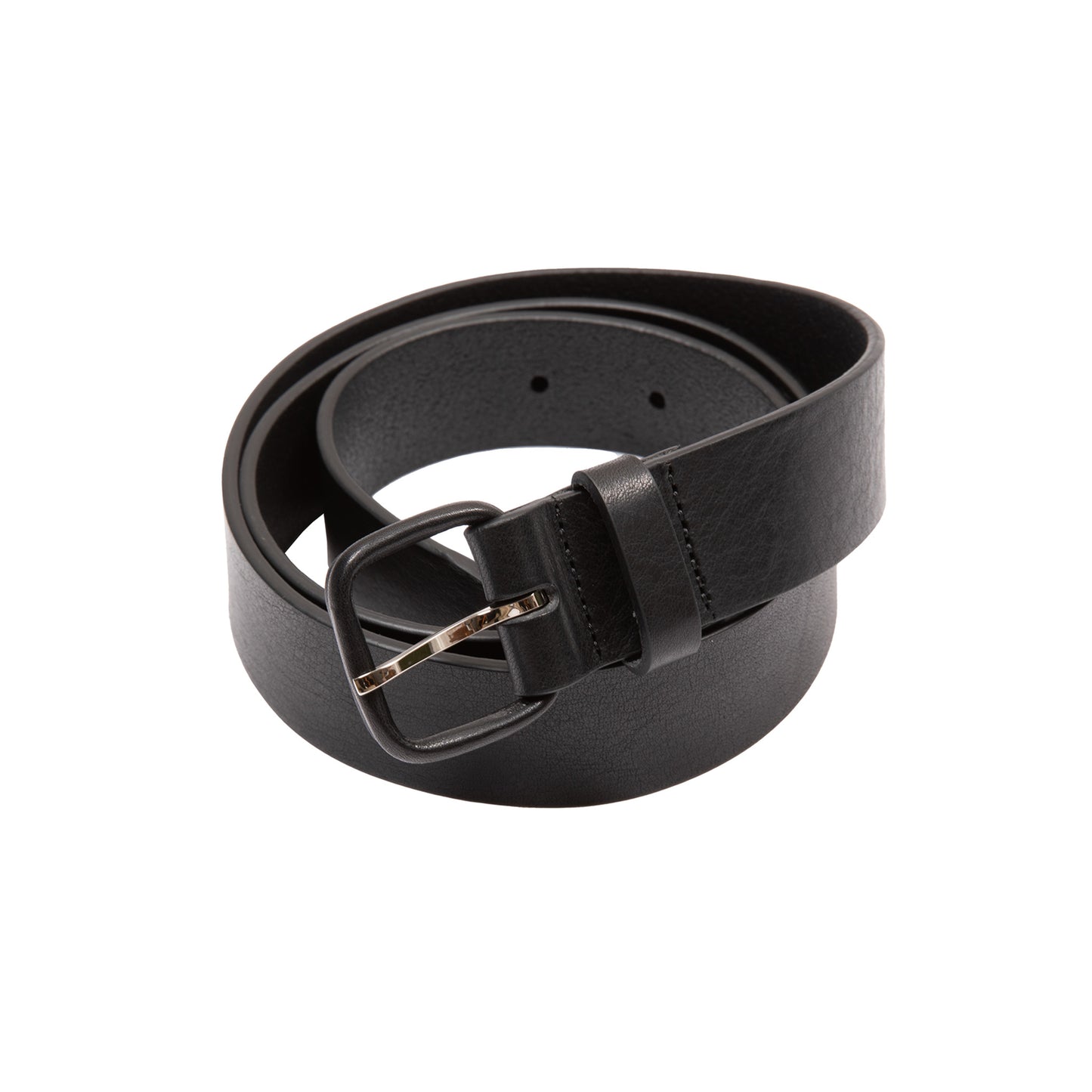 Arpenteur Logic Veg Tanned Leather Belt in Black