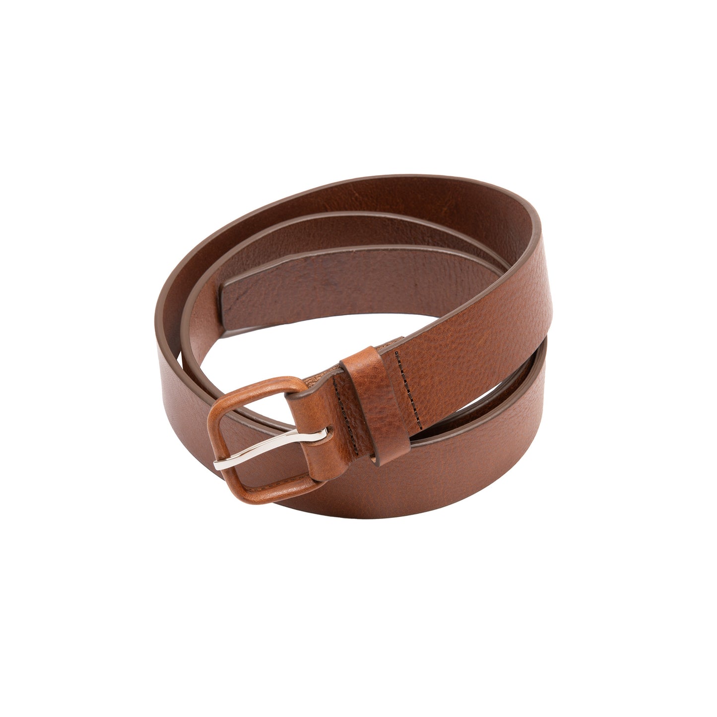 Arpenteur Logic Veg Tanned Leather Belt in Brown