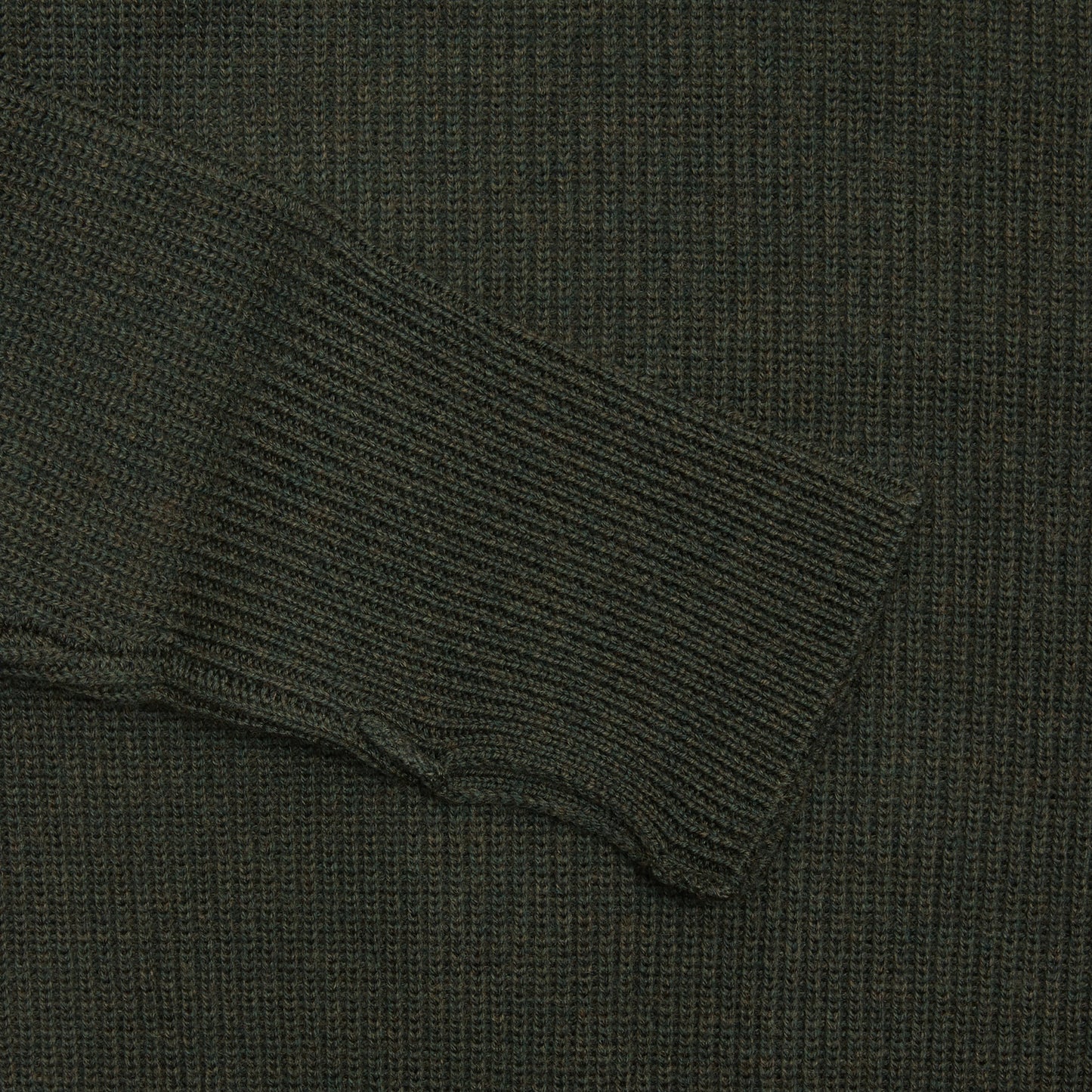 Barena Batigia Zip-neck Jumper in Army