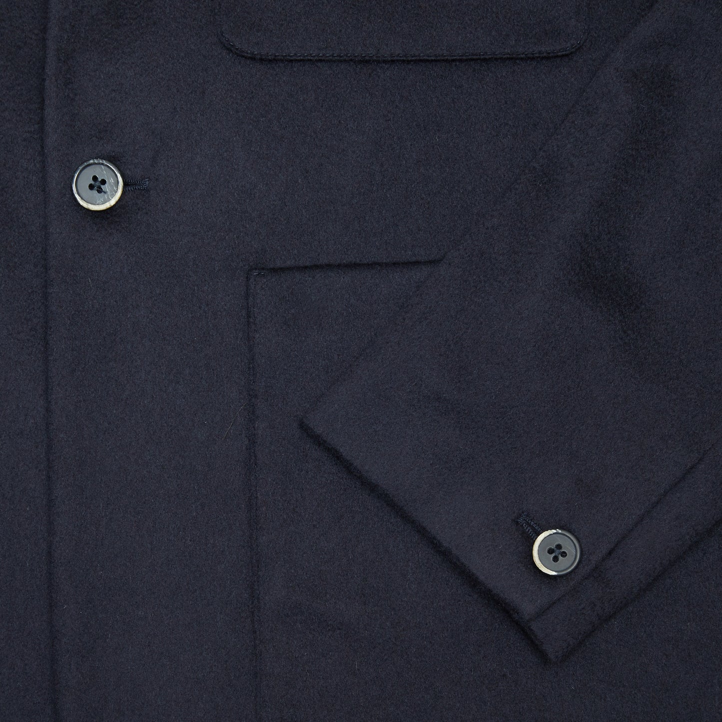 Barena Refada Cashmere Overshirt in Navy