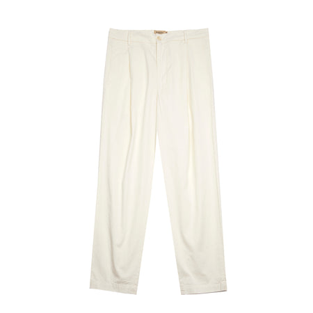<p><span>The Tartana Lustro Trouser is an easy-going summer trouser made from breathable lightweight cotton. This wide-leg trouser is constructed with a high-rise and features a deep single pleat in the front, belt loops and a zip fly.</span></p> <p><span>97% Cotton, 3% Elastane.</span></p> <p>Made in Italy.</p>