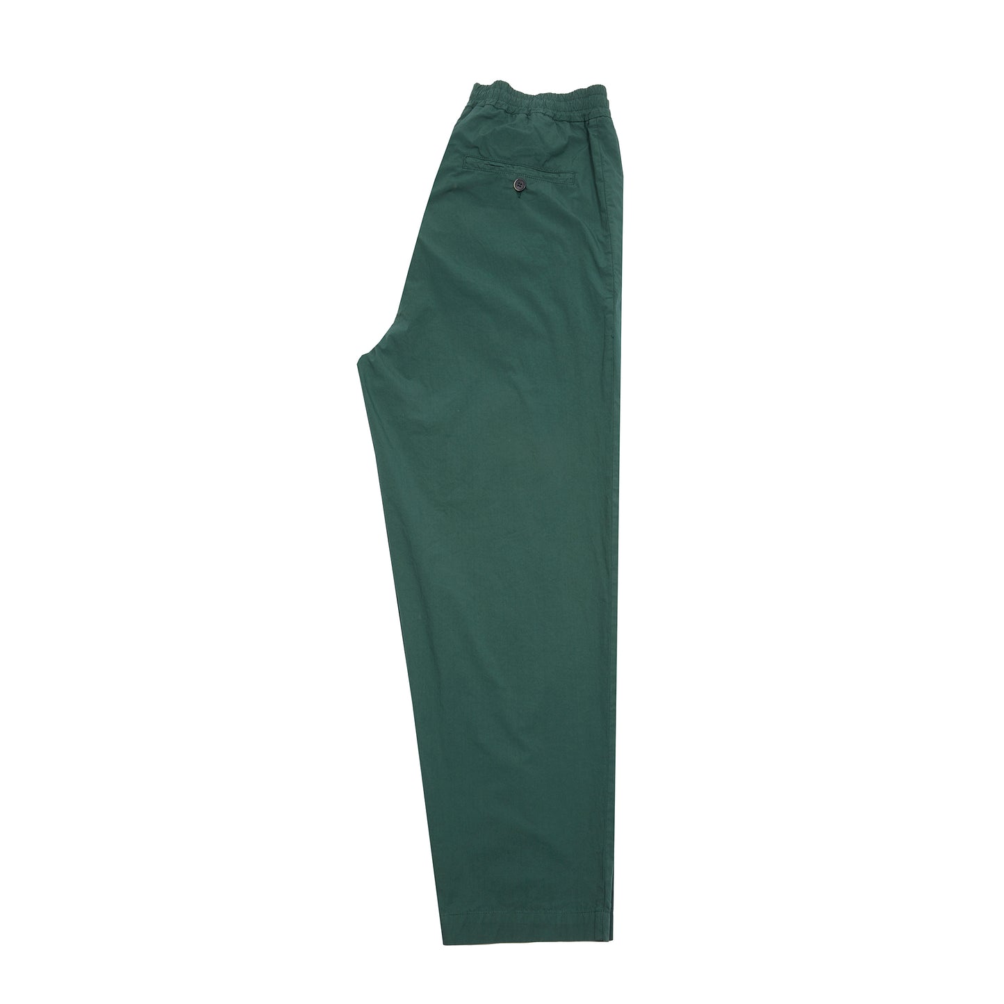 The Ameo Pavion Trouser is a casual style with an elasticated drawstring waistband. Featuring vertical jetted side pockets, a zip fly, and two jetted pockets with buttons at the back. Crafted from a parachute cotton and garment dyed. 97% Cotton, 3% Elastane. Made in Italy.