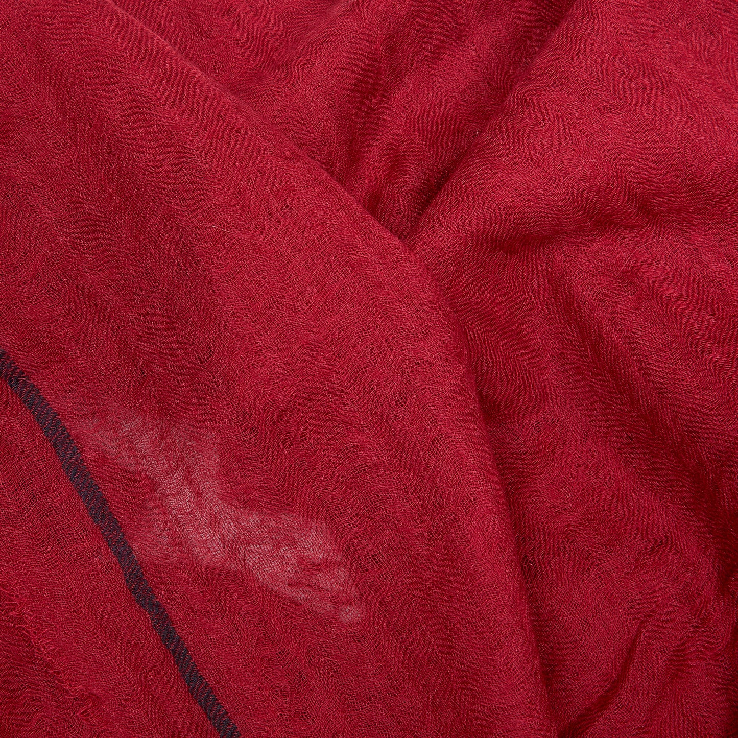 Begg & Co Staffa Cadell Cashmere / Silk Scarf in Bordeaux