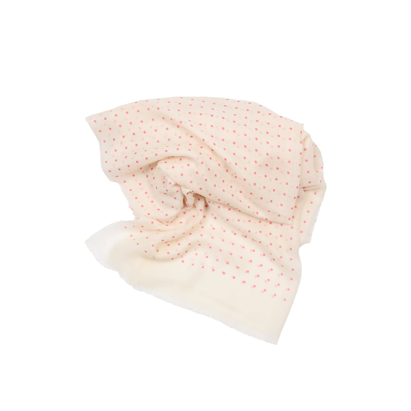 Begg & Co Wispy Hanover Cashmere Scarf in Snow Pink