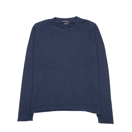 Lumiere sweater is a regular cut style and lightweight. Unfinished hem and cuffs for a relaxed look.  100% Cashmere.  Made in Scotland.