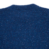 Ricos sweater is a classic crew neck knitted in a tonal flecked yarn.   100% Cashmere.  Made in Scotland.