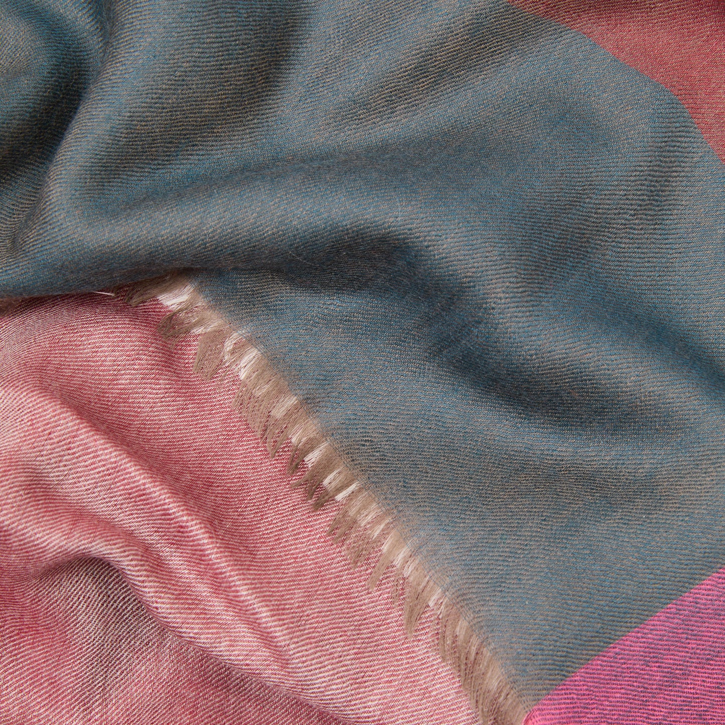Begg & Co Wispy Shona Cashmere Scarf in Burgundy Kelp