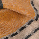 Begg & Co Staffa Mackie Cashmere / Silk Scarf in Mouse Gold