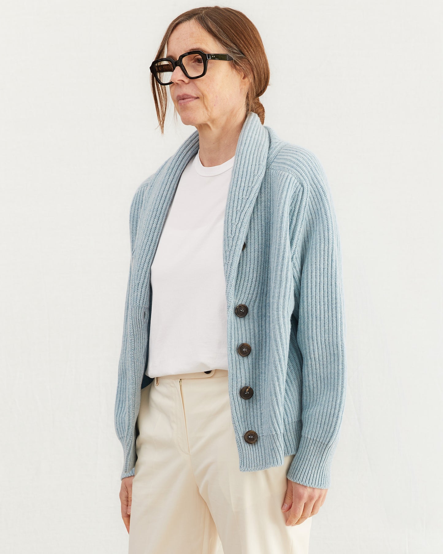 Begg & Co Mini Yacht Cardigan in Devils Bit