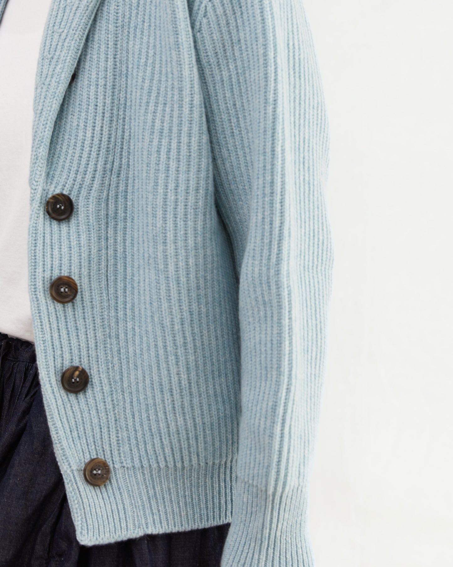 Begg & Co Mini Yacht Cardigan in Devils Bit