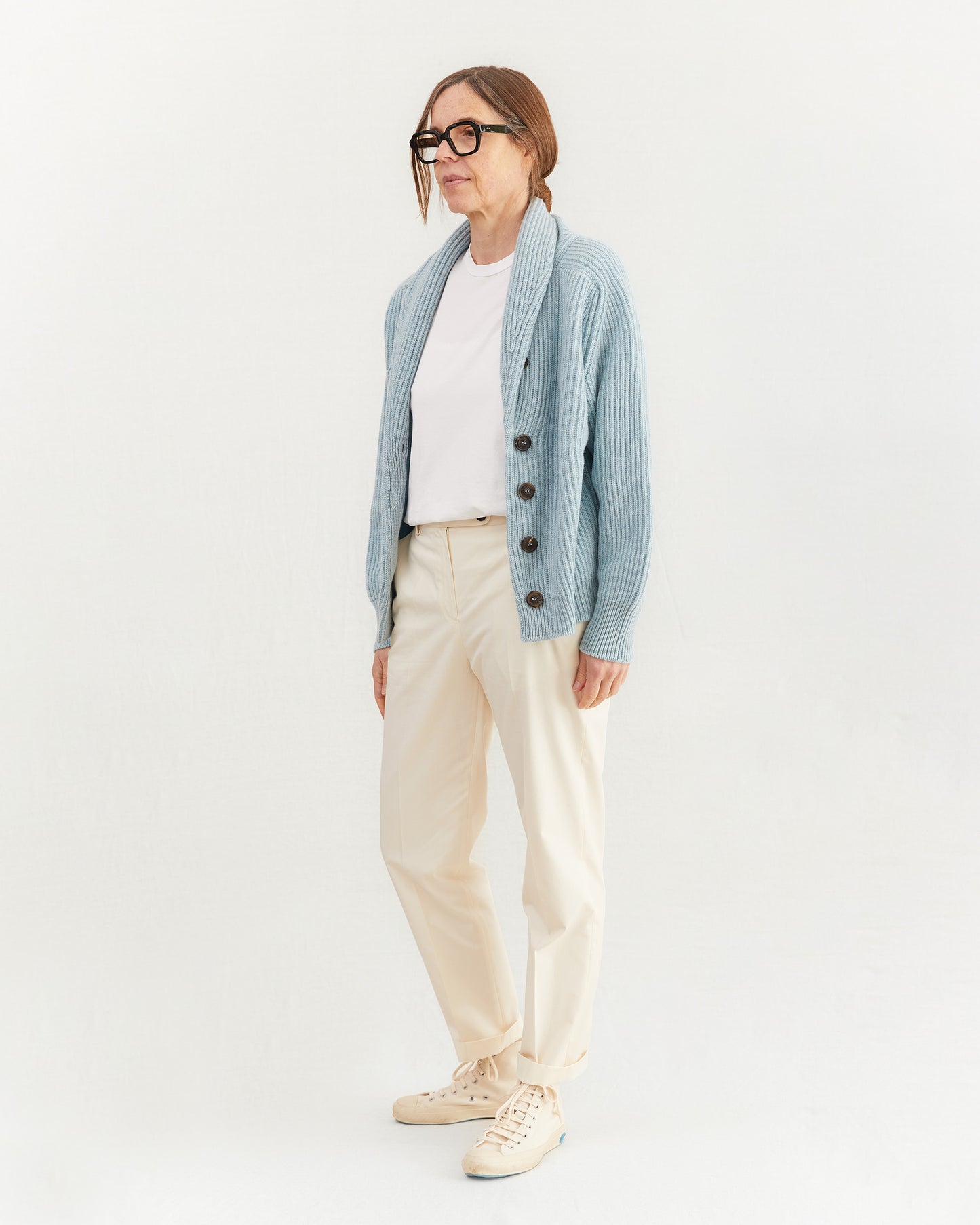 Begg & Co Mini Yacht Cardigan in Devils Bit