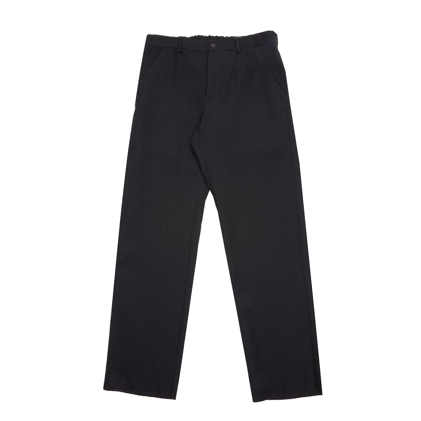 Bergfabel Wool Linen Andrew Pants in Black Navy