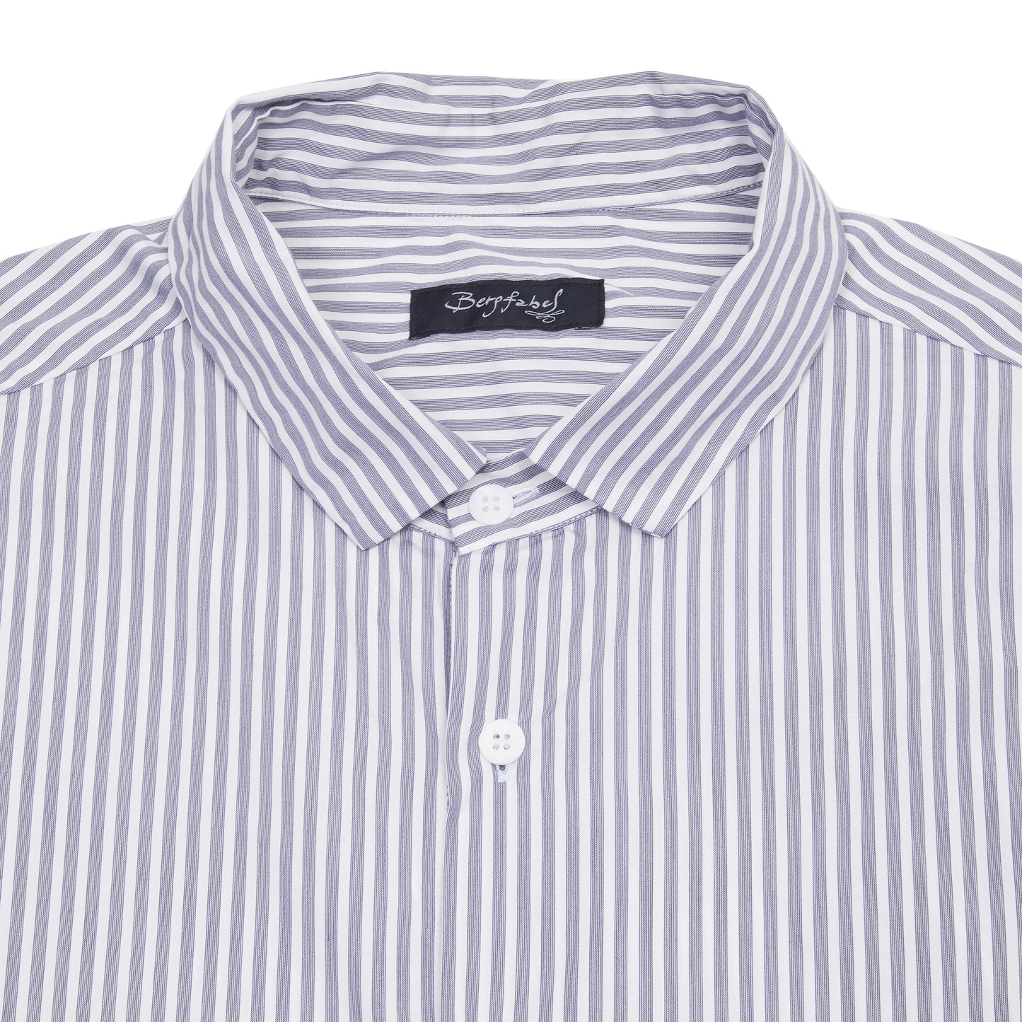 Bergfabel Farmer Shirt in Blue Stripe