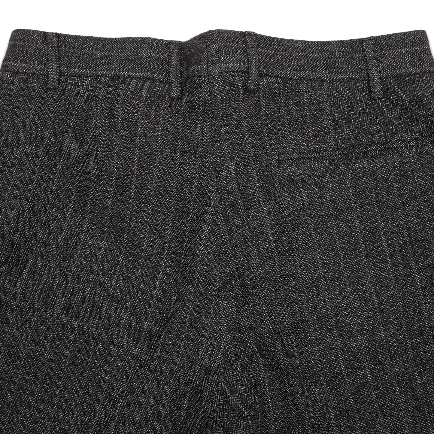 Bergfabel Women's Maria Linen Pant in Grey Stripe 3