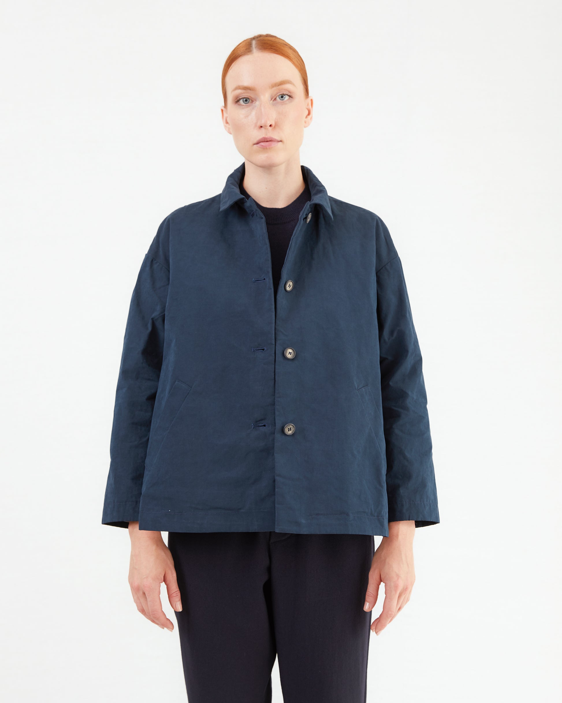 Bergfabel Women's Cotton Blend Uli Jacket in Navy