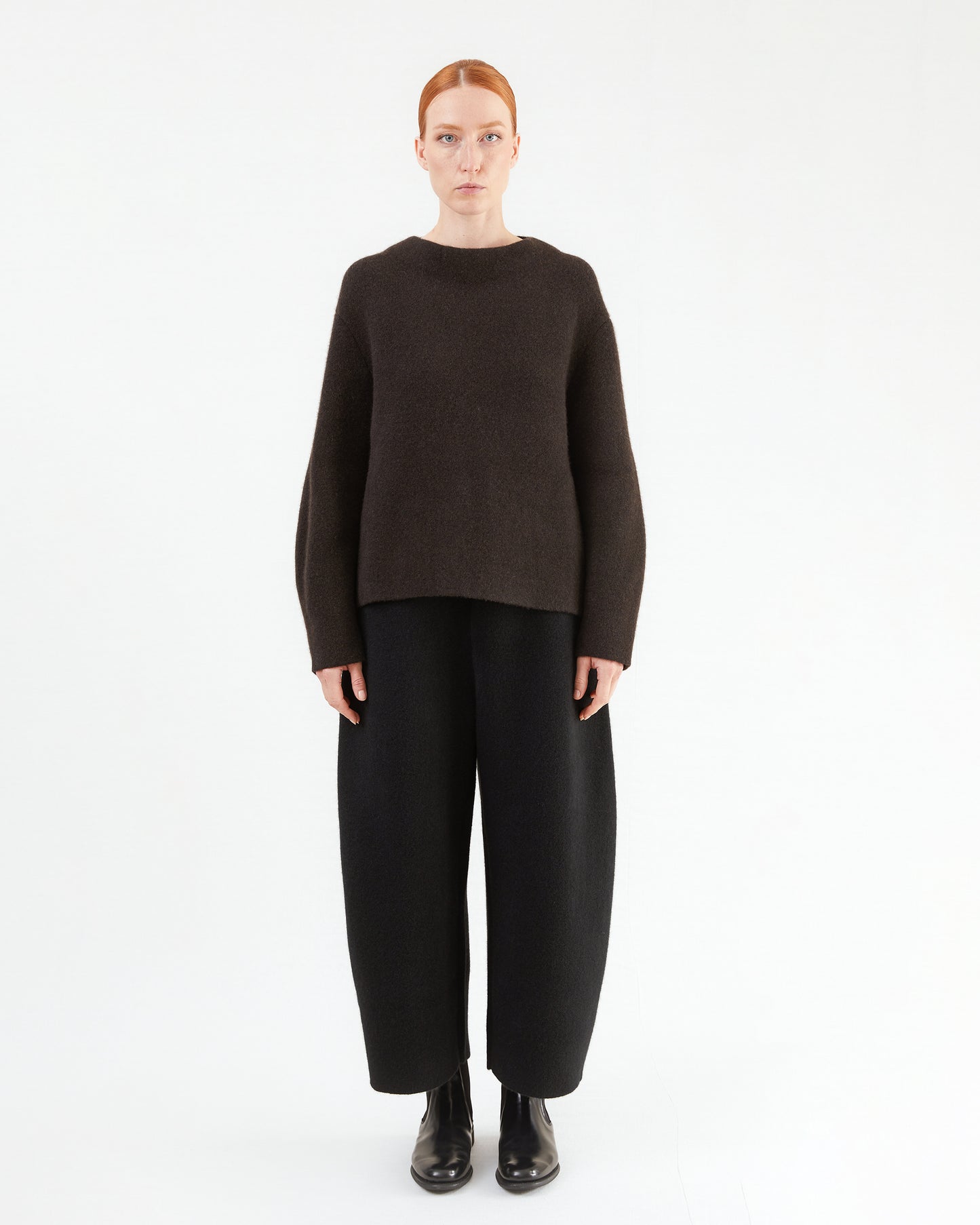 Boboutic Wool Trousers in Black