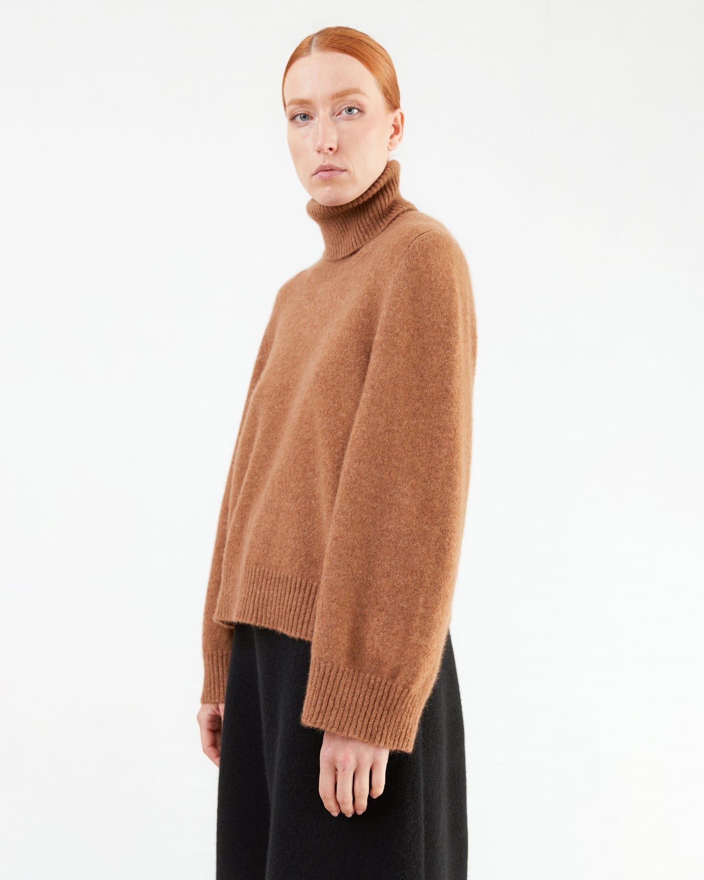 Boboutic Wool Turtleneck in Peanut