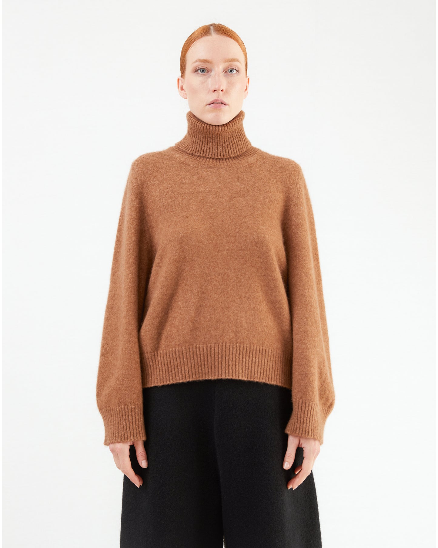 Boboutic Wool Turtleneck in Peanut