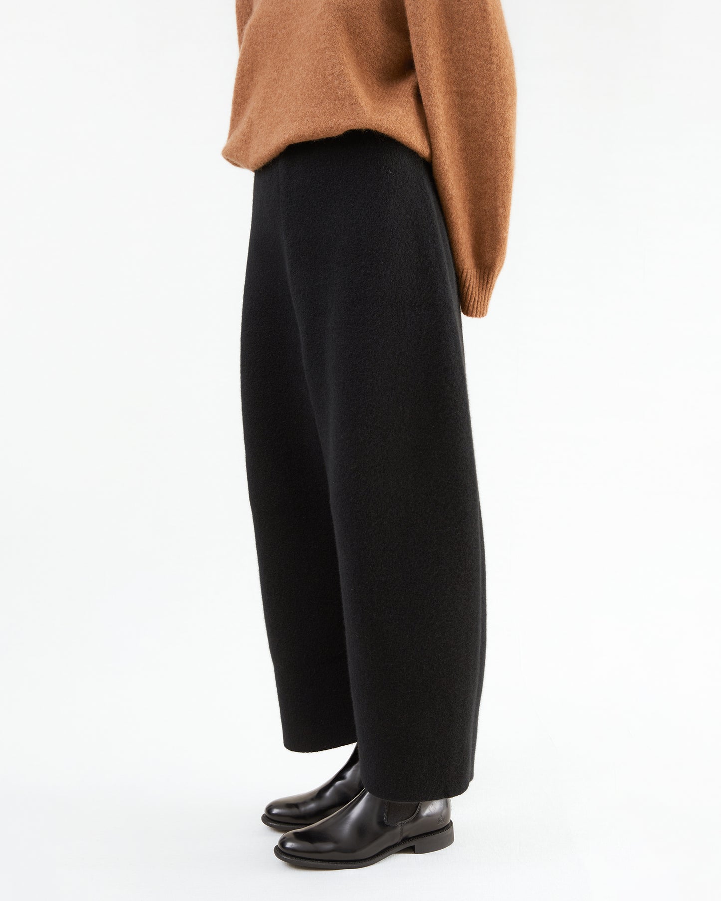 Boboutic Wool Trousers in Black