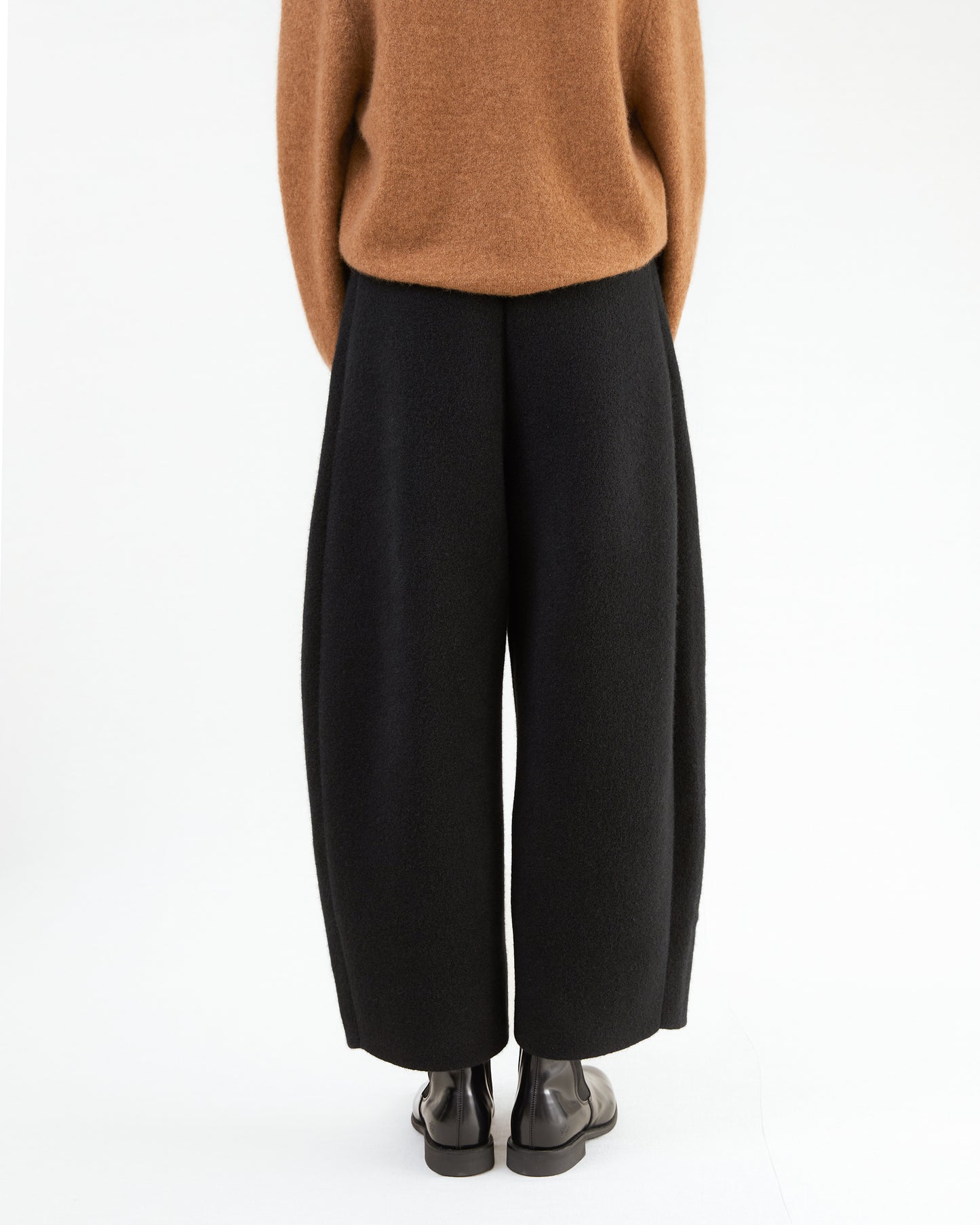 Boboutic Wool Trousers in Black