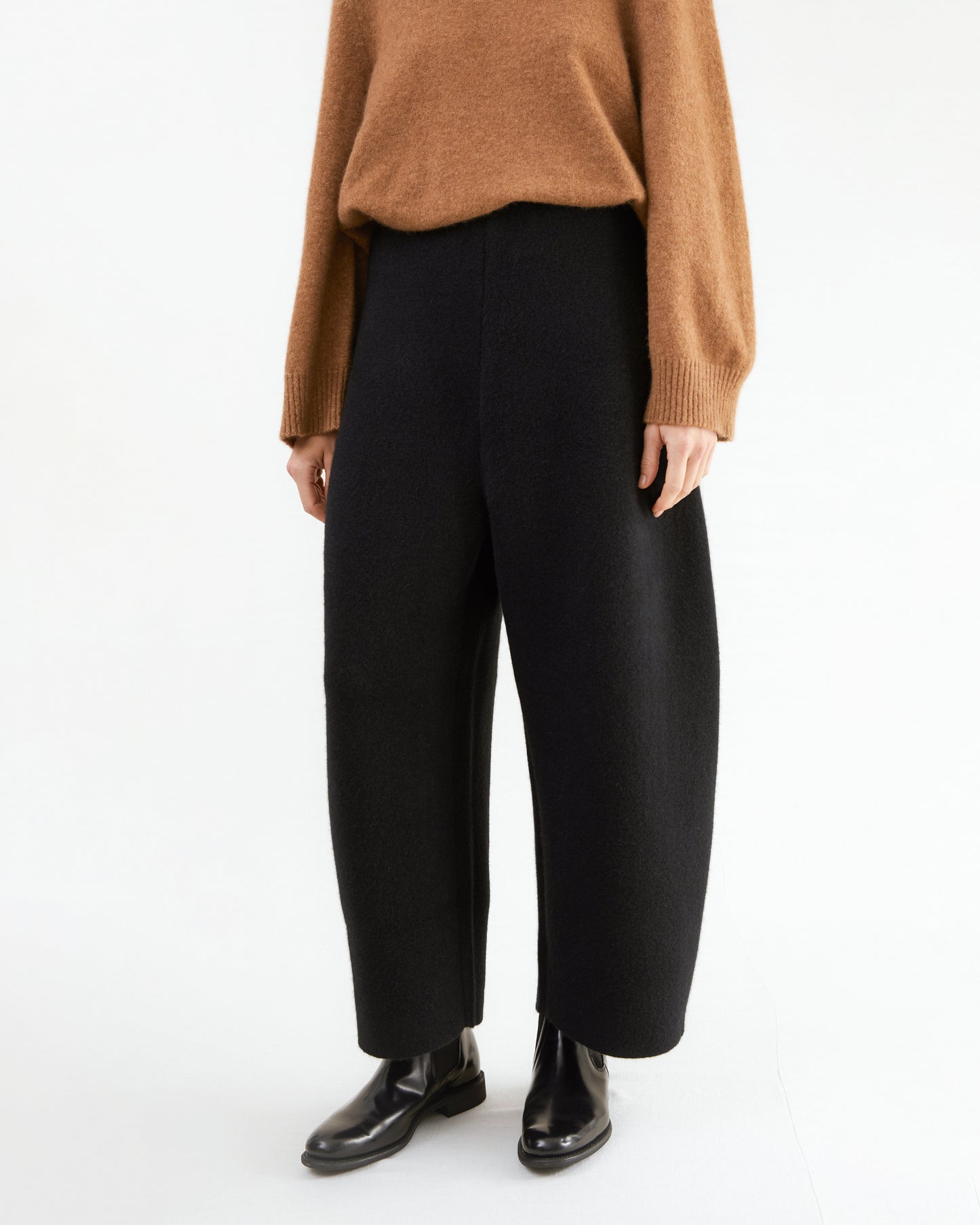 Boboutic Wool Trousers in Black