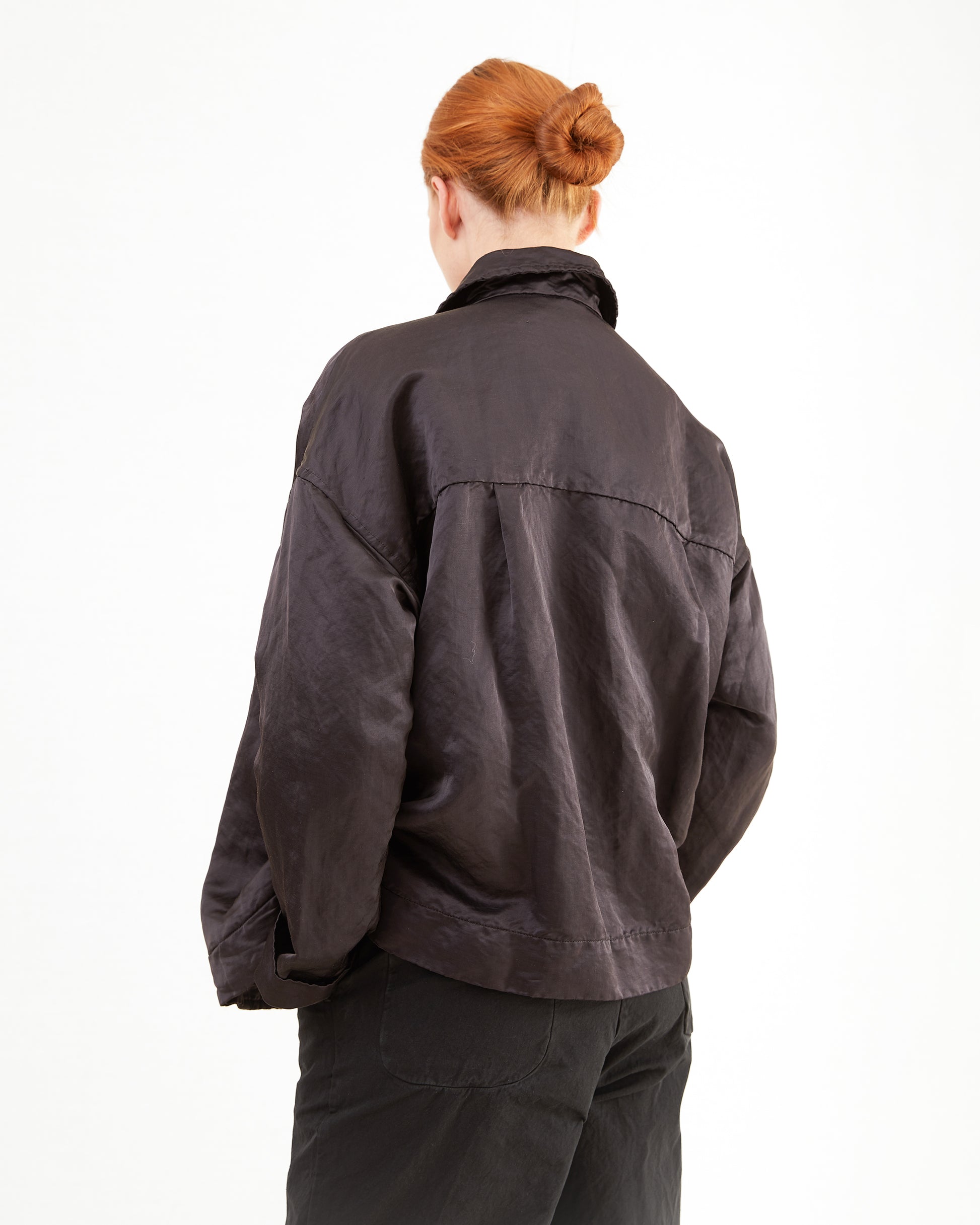 Casey Casey Women's Juliette Jacket Satin in Night