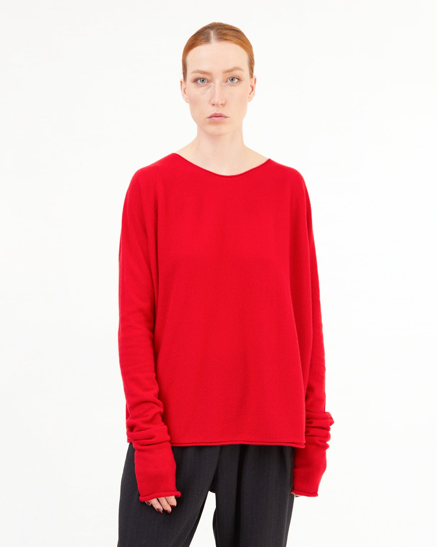 Casey Casey Women's Seamless Jumper in Red