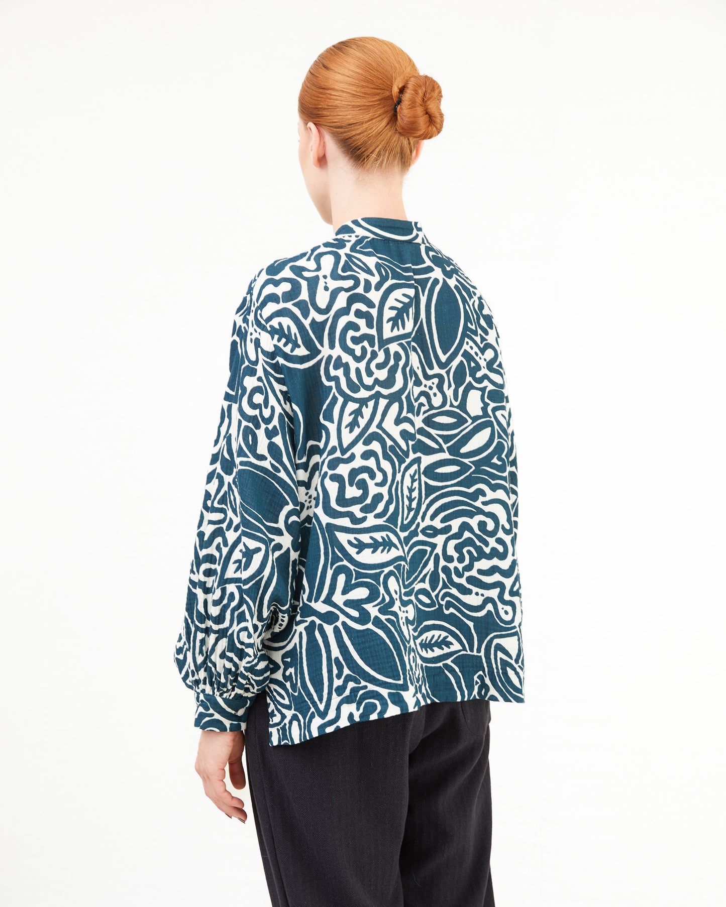 Casey Casey Women's Biggy Grandad Shirt in As Is 11002