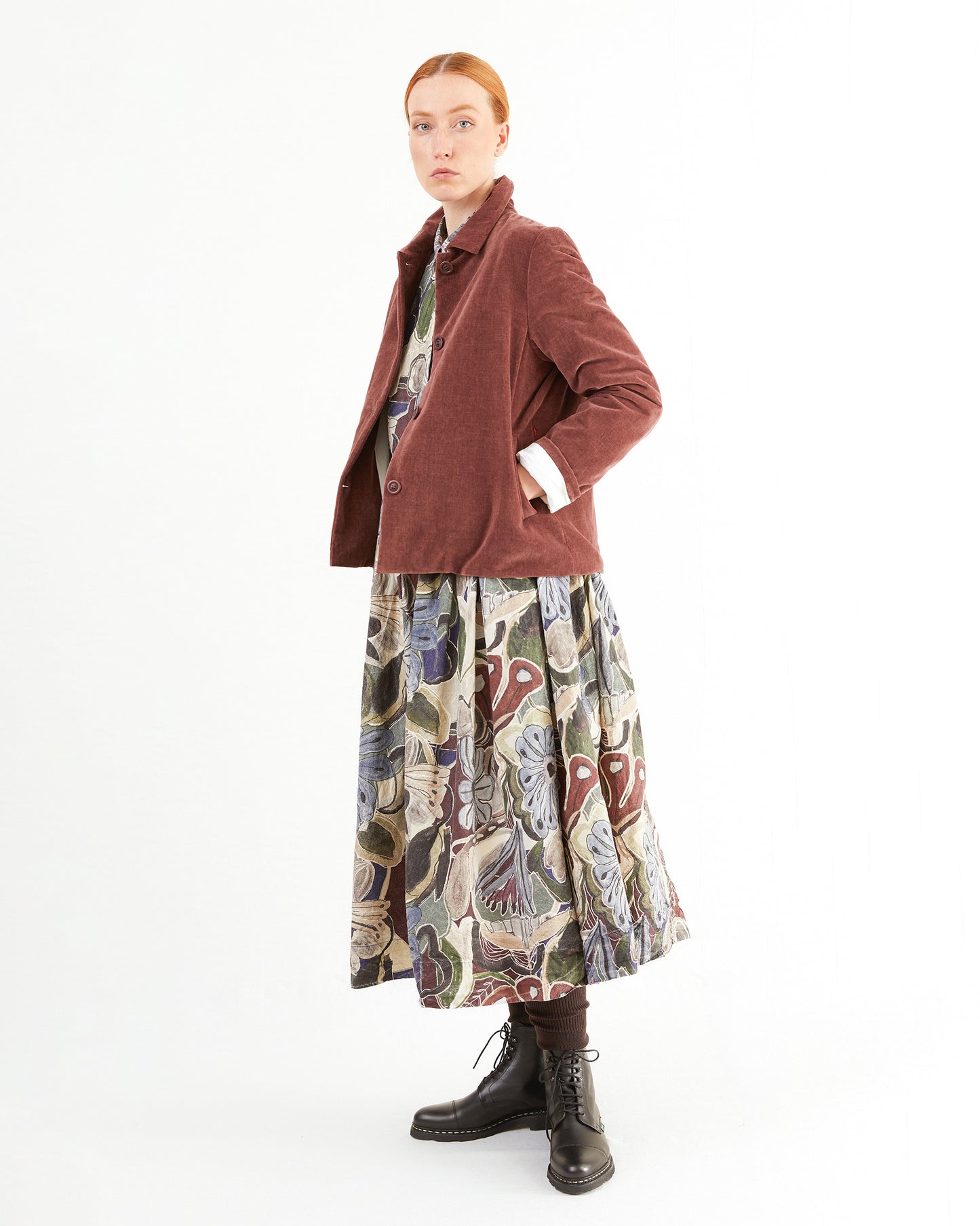 Casey Casey Stephanie Dress in Floral Print