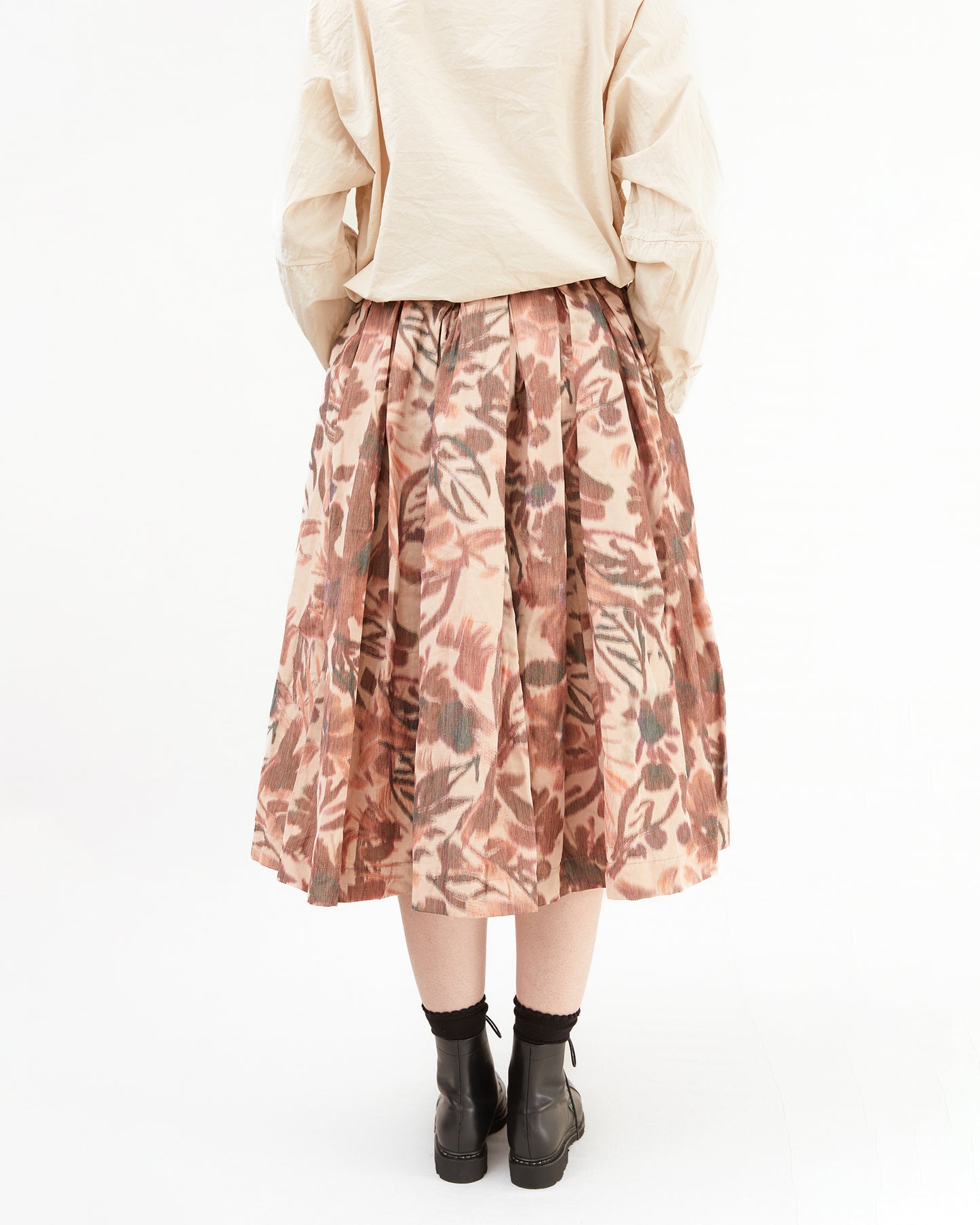 Casey Casey Women's Double Rideaux Skirt in Reds