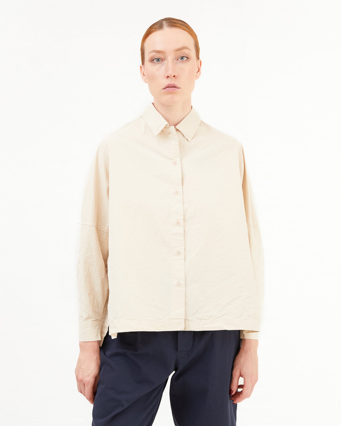 Casey Casey Women's Elena Shirt in Off-White