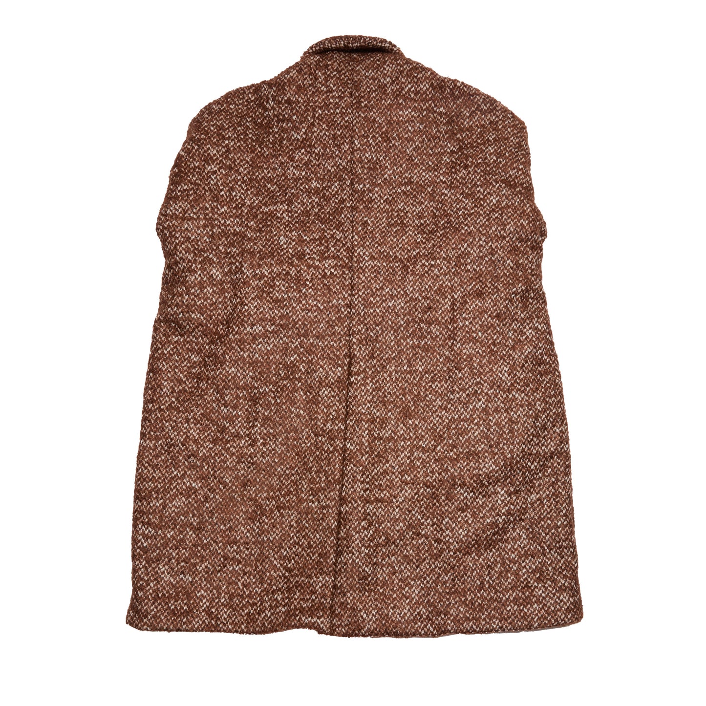 Casey Casey Men's Big Blobby Tweed Coat in Brown